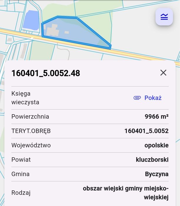Działka budowlana 1ha z budynkami mieszkalnymi i gospodarczymi