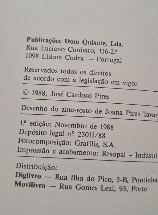 José Cardoso Pires A República dos corvos
