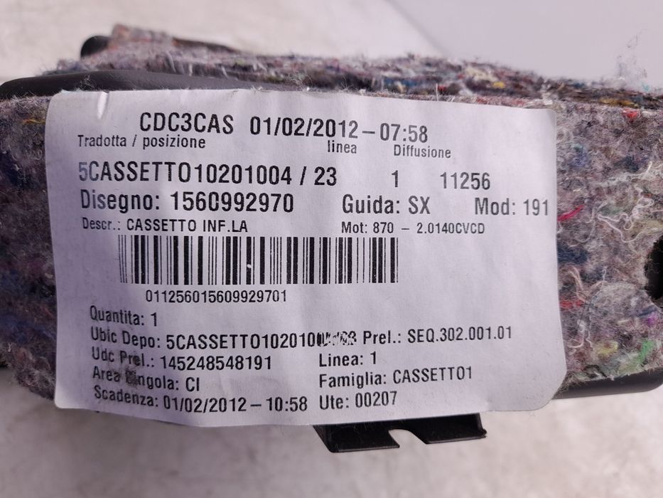 Porta luvas ALFA ROMEO Giulietta (940_)