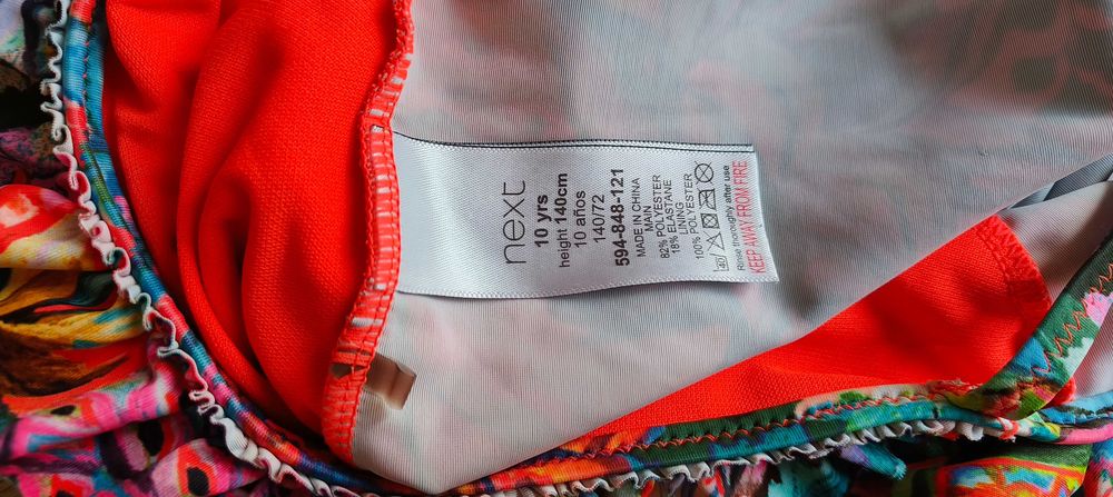 Strój kąpielowy NEXT dziewczęcy r.140