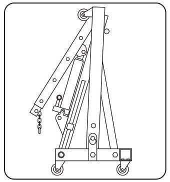 Grua Hidraulica para Oficina 2 toneladas KINGTONY. AP28