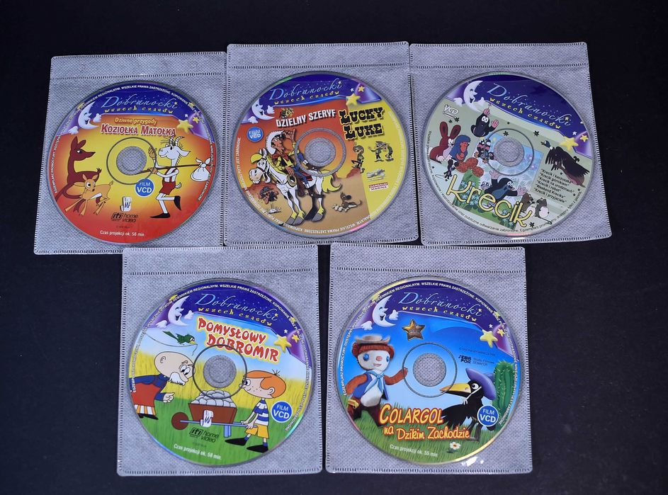 Zestaw DVD 17x Bajek PRL