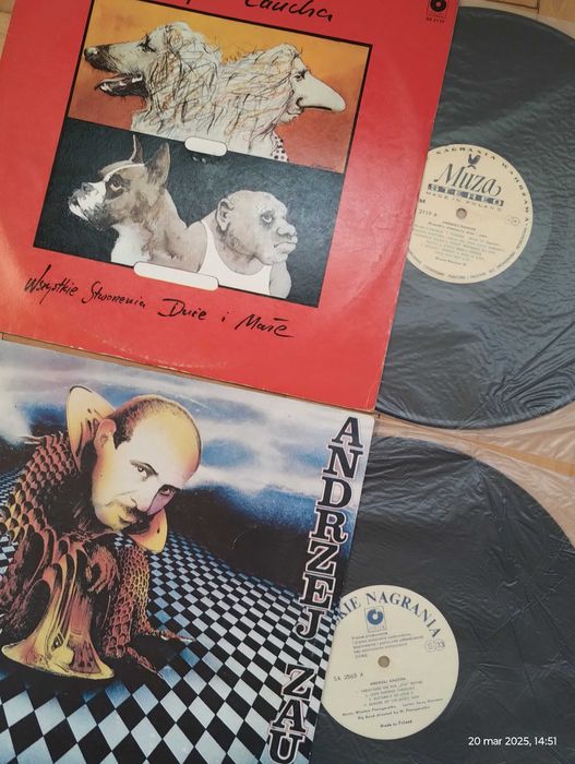 Andrzej Zaucha - dwa winyle jak nowe