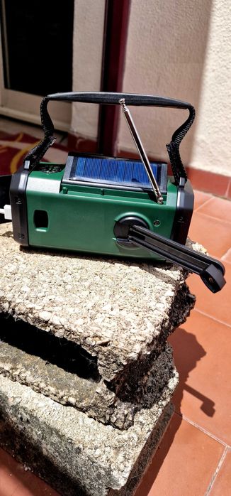 Rádio Emergência lantern, powerbank 10000mah manivela Entrega Imediata