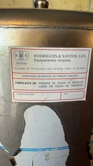 3 Cubas em Inox - 550L