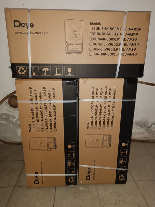 Гібридний інвертор Deye SUN-6K-SG05LP1-EU однофазний 6кВт