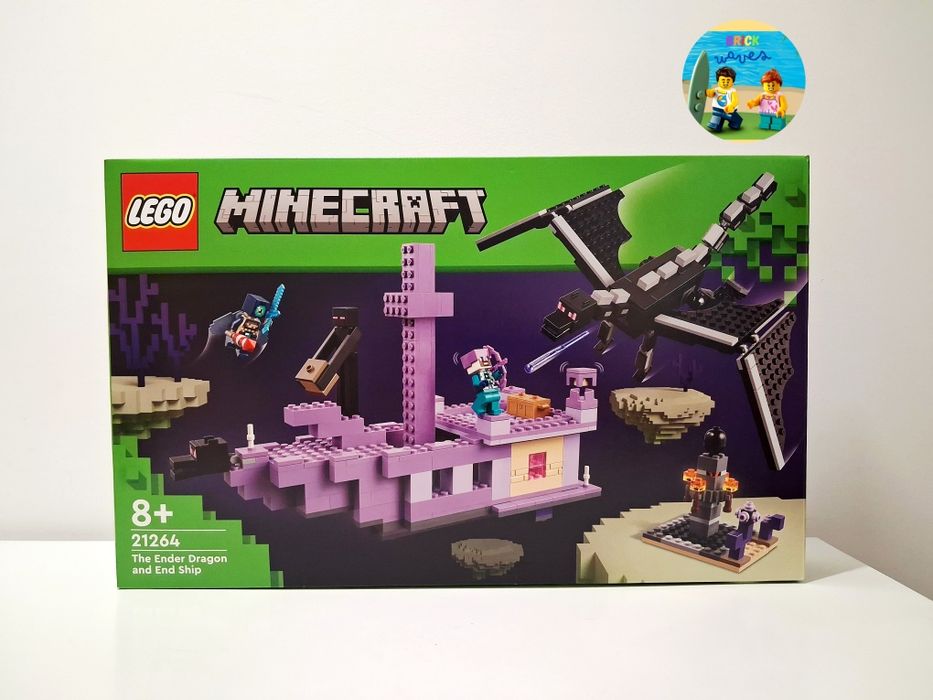 ENVIO GRATIS-LEGO 21264 The Ender Dragon and End Ship (Minecraft)