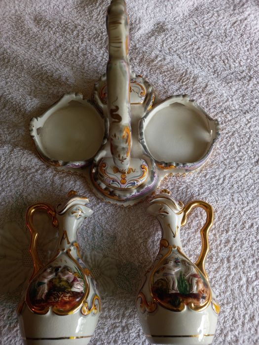 Conjunto de azeite e e vinagre