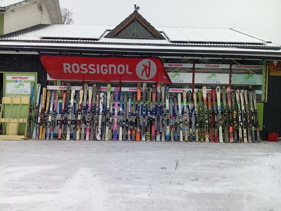 Narty po 100 zł. Sprawne.Serwisowane. Przecena. Serwis Krako59.