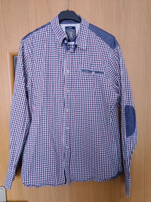 Koszula męska elegancka w paski i rozmiar M