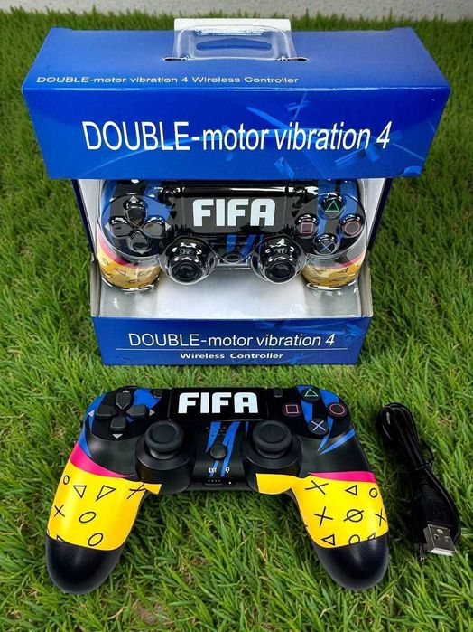 Джойстик геймпад FIFA для PS4 ПК ноутбуку вібрація USB зарядка новий