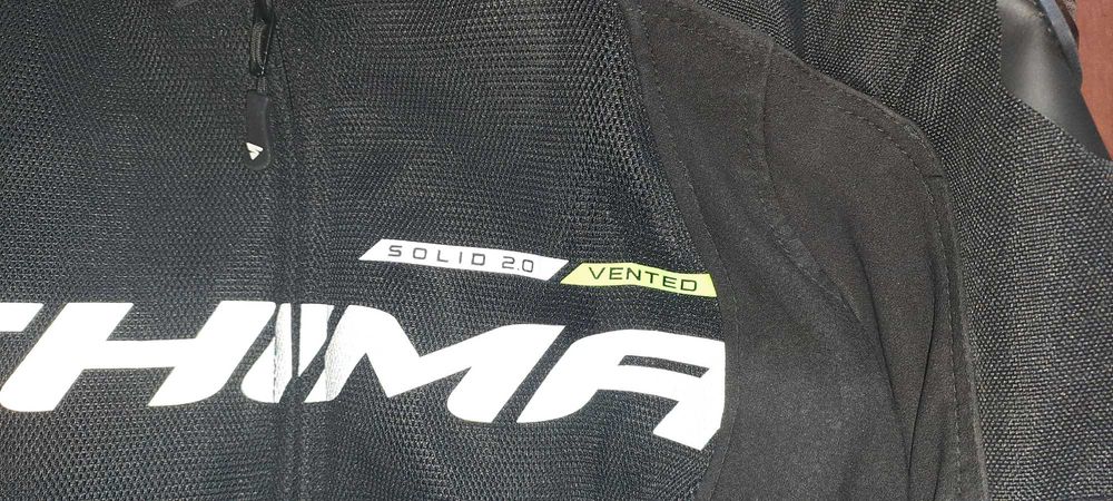 Kurtka motocyklowa Shima Solid 2.0 Vented XL czarna żółta