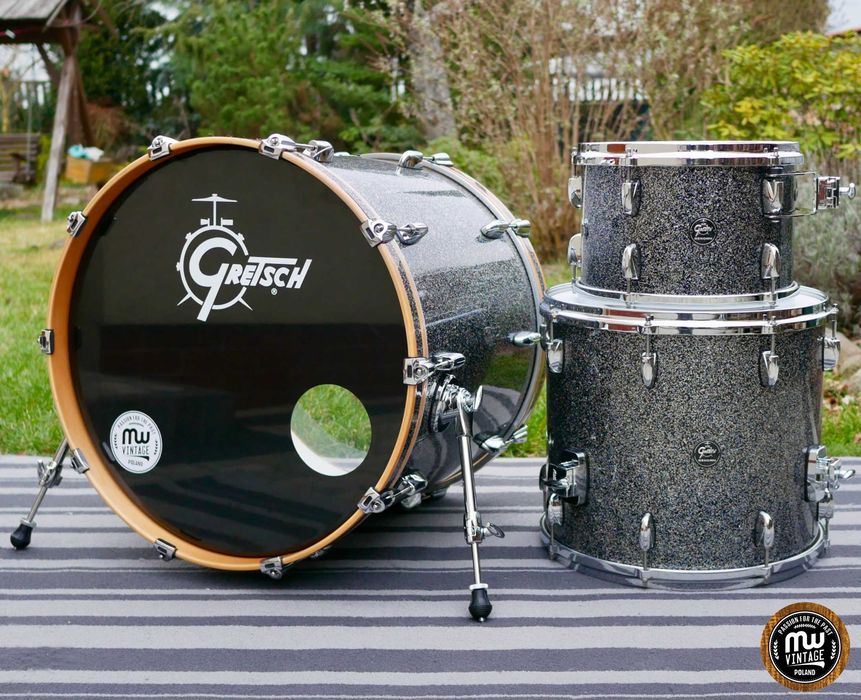 ‼️ Perkusja Gretsch Renown Maple 22", 12", 16" Blue Metal Sparkle ‼️