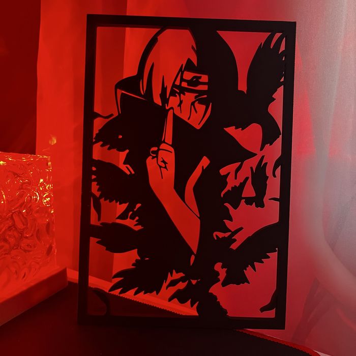 3Д картина по Naruto. Itachi Uchiha
