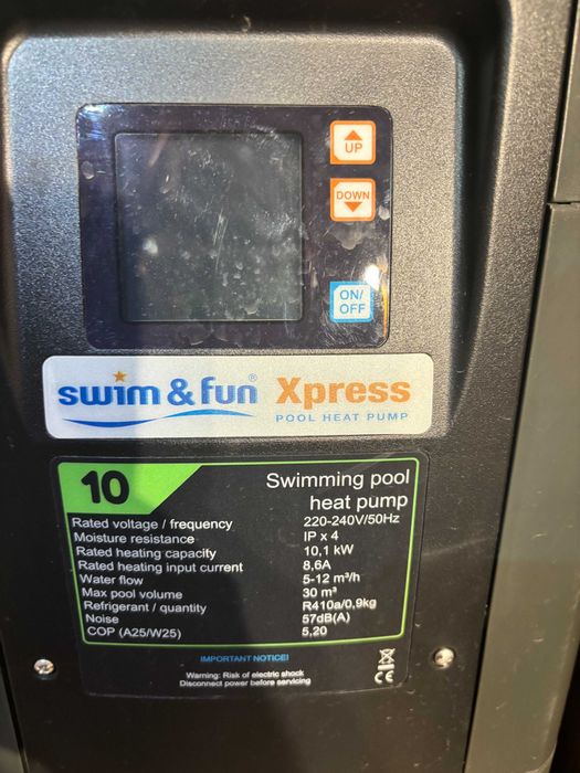 Pompa ciepła do basenu.