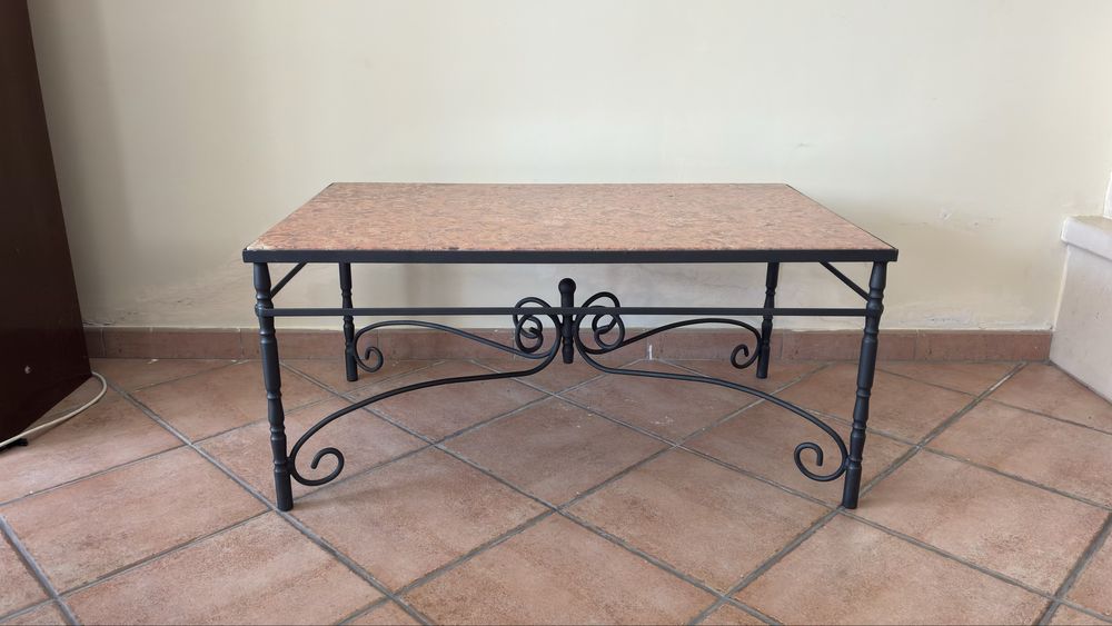 Mesa ferro forjado