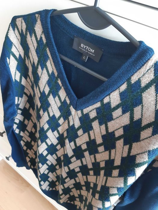 Sweter Bytom, z wełną merino, L