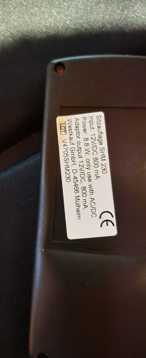 Mata masująca na fotel