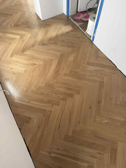 dąb deska warstwowa parkiet jodełka PRODUCENT