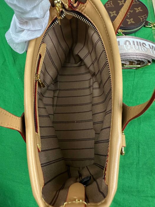 Komplet Torebka damska Louis Vuitton torba biznesowa monogram kuferek