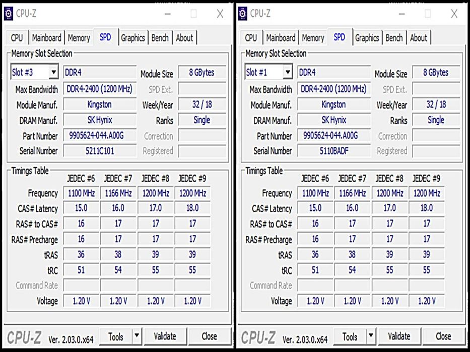 DDR4 16GB KingSton 2400