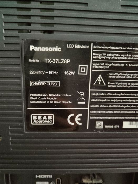 Telewizor Panasonic TX-37LZ8P