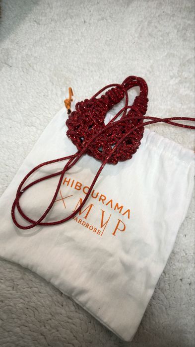 Mini bolsa vermelha