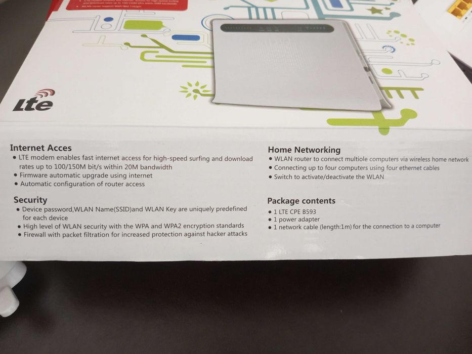 3G/4G Wi-Fi роутер LTE CPE B593