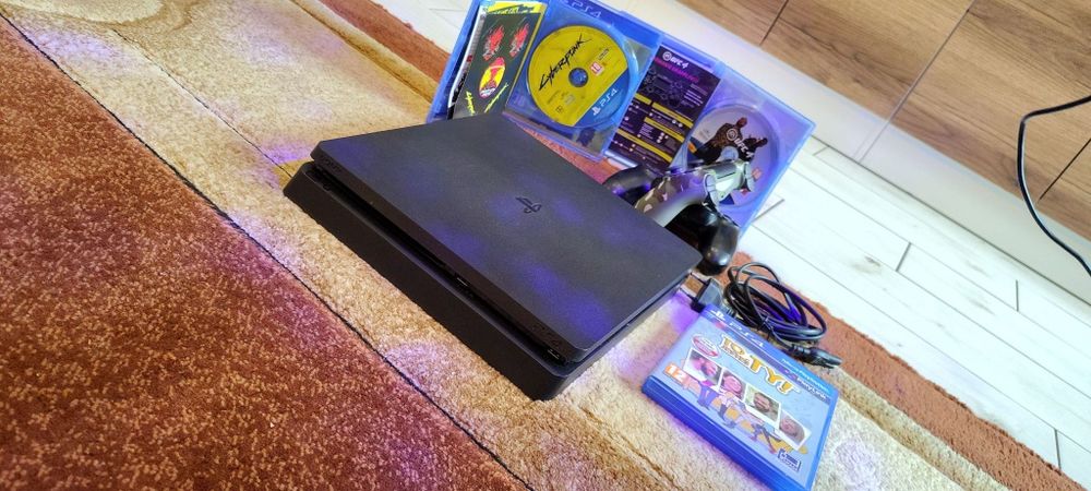 Konsola PlayStation 4 Slim 1TB,2 Pady. 10.50 JB goldHEN Igła