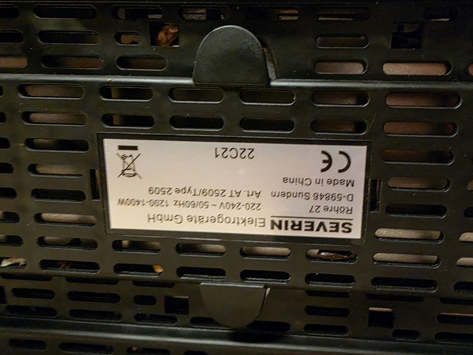 Toster Severin 220-240v