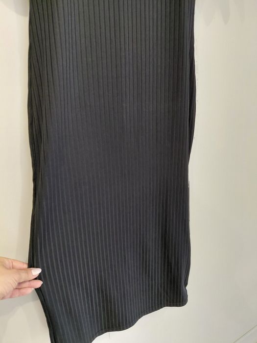 Super sukienka włoska New Collection midi prążek