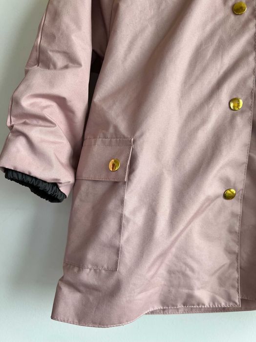 Kuling kurtka dziewczęca przejściowa wiosenna z kapturem 98