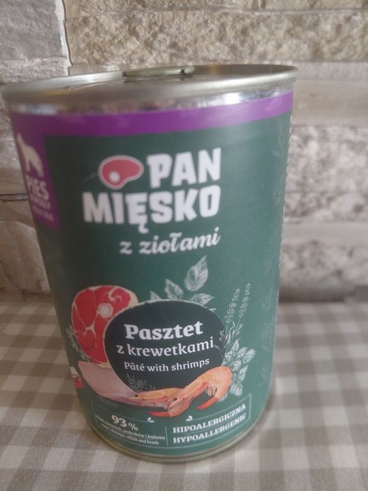 Mokra karma dla psa Pan Mięsko