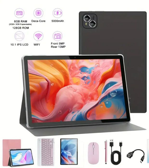 Планшет. 10.1-дюймовий 6 (3+3) RAM. 128 ГБ пам'яті. Сім карта!