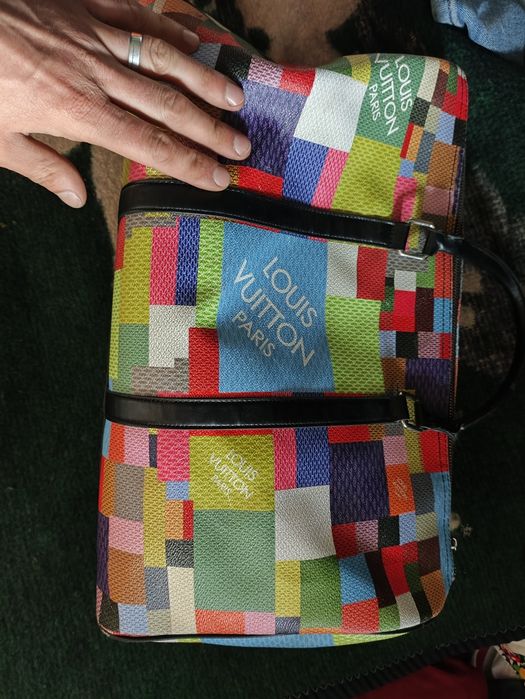 сумка Louis Vuitton Keepall Bandouliere 50 з колекції Multicolor 3D Gr