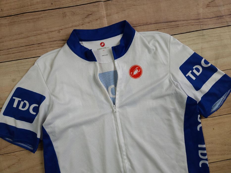 CASTELLI Koszulka Rowerowa TDC Full Zip Kieszeniami na Plecach r. XXL