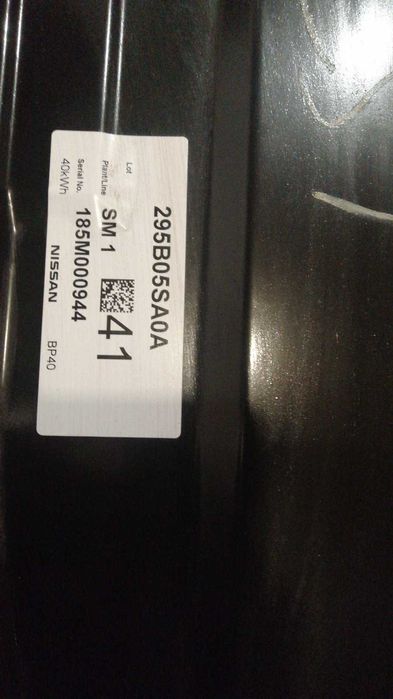 батарея 40 квтч ввб 295B05SA0A емкость 82% и 89% nissan leaf 18-23