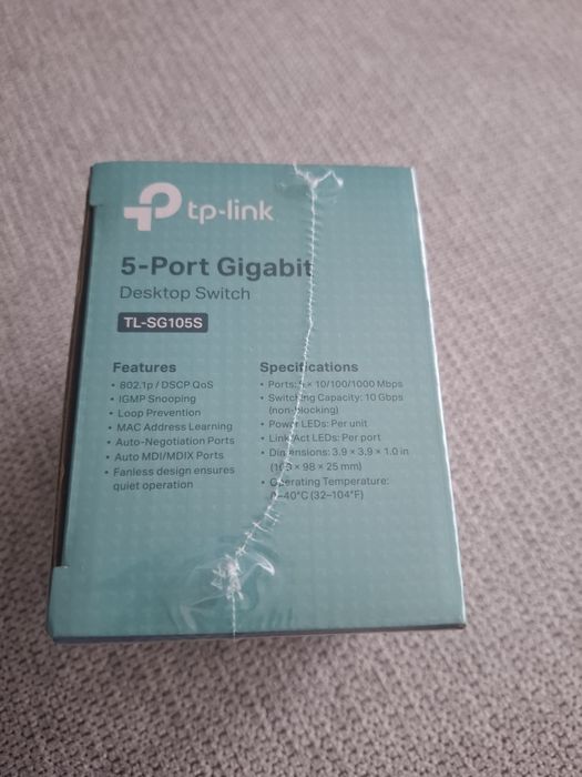Desktop switch gigabit TP Link Selado garantia 3 anos