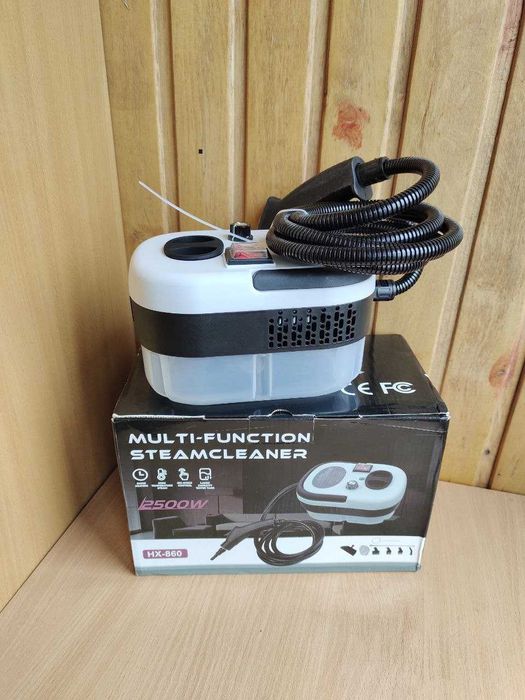 Потужний пароочисник відпарювач дезінфектор 2500 W / Пароочиститель