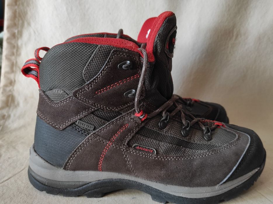 Buty trekkingowe zimowe Dolomite Gore-Tex skóra 39,5/25 cm