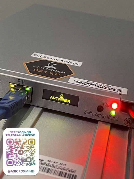 Asic Antminer S21 XP 270T асик Bitmian наявність / під замовлення