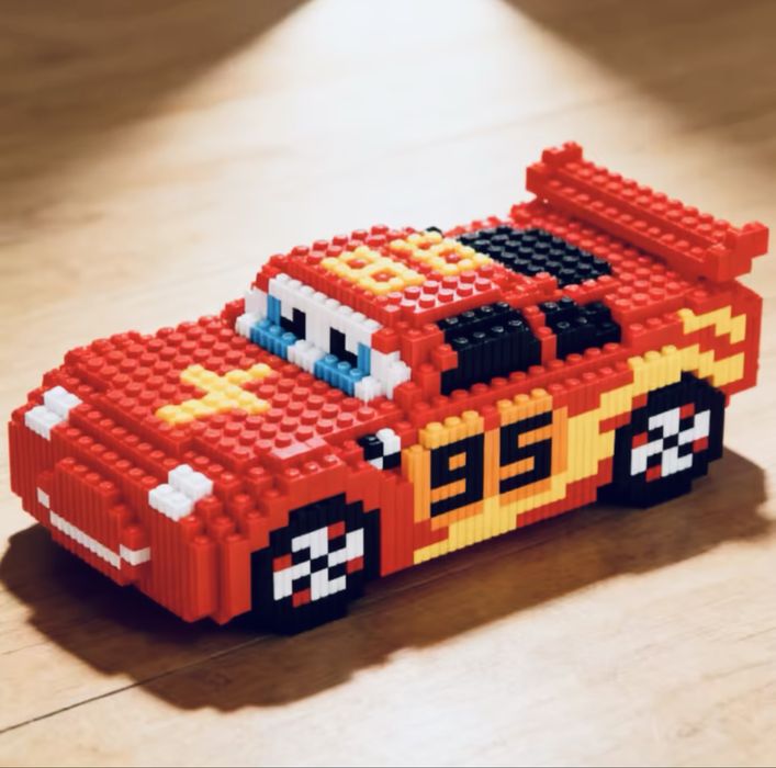 Blocos de construção Lightning McQueen