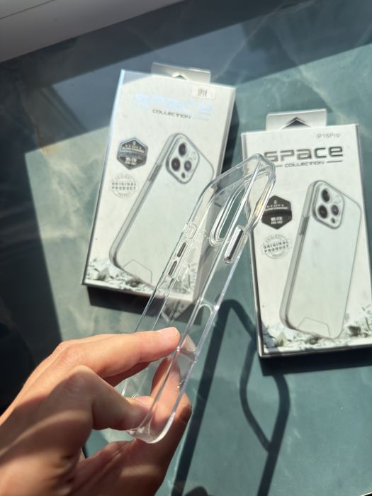 Прозорий чохол на iPhone Space Collection | 11 - 17 pro max