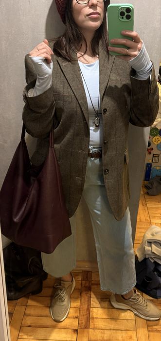 Вовняний піджак  оверсайз