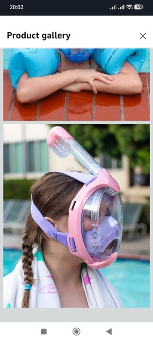 Маска для плавання (снорклінгу).