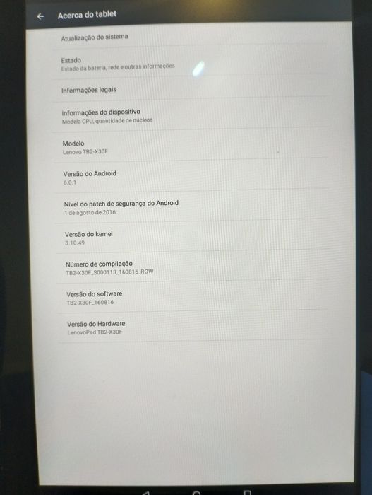 Tablet Lenovo Tab 2 A10-30 usado