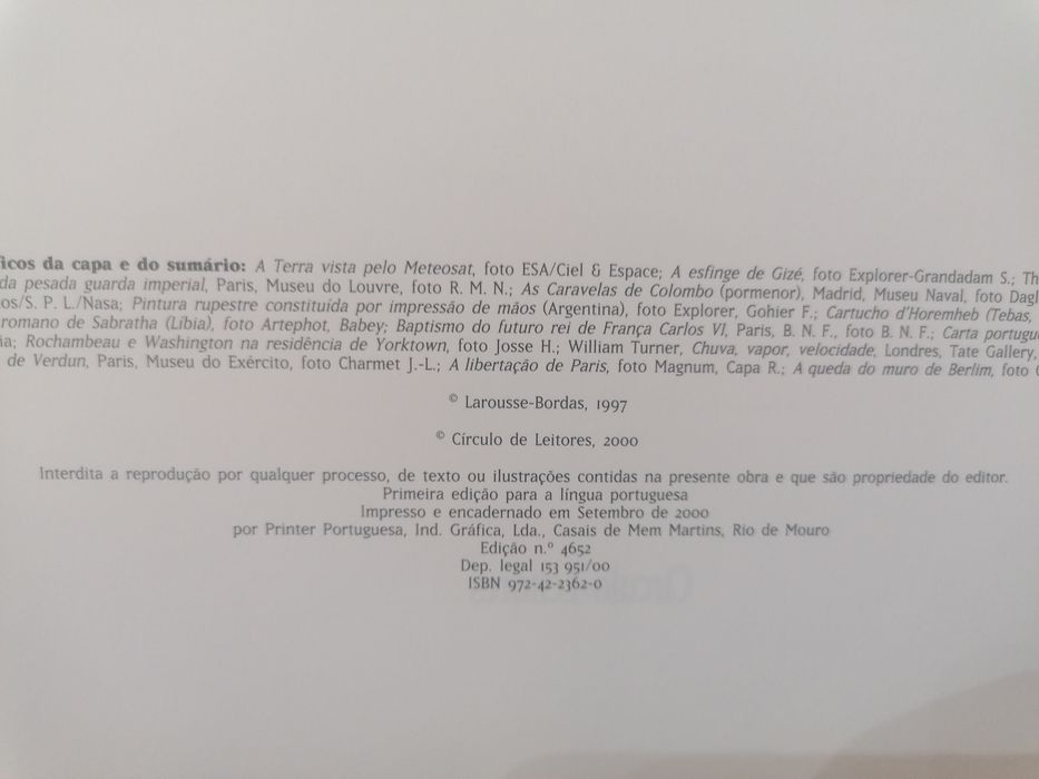 Memória do Mundo das origens ao ano 2000