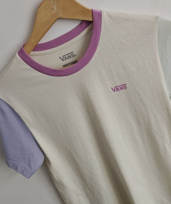Vans koszulka sportowa krótki rękaw t-shirt damska S