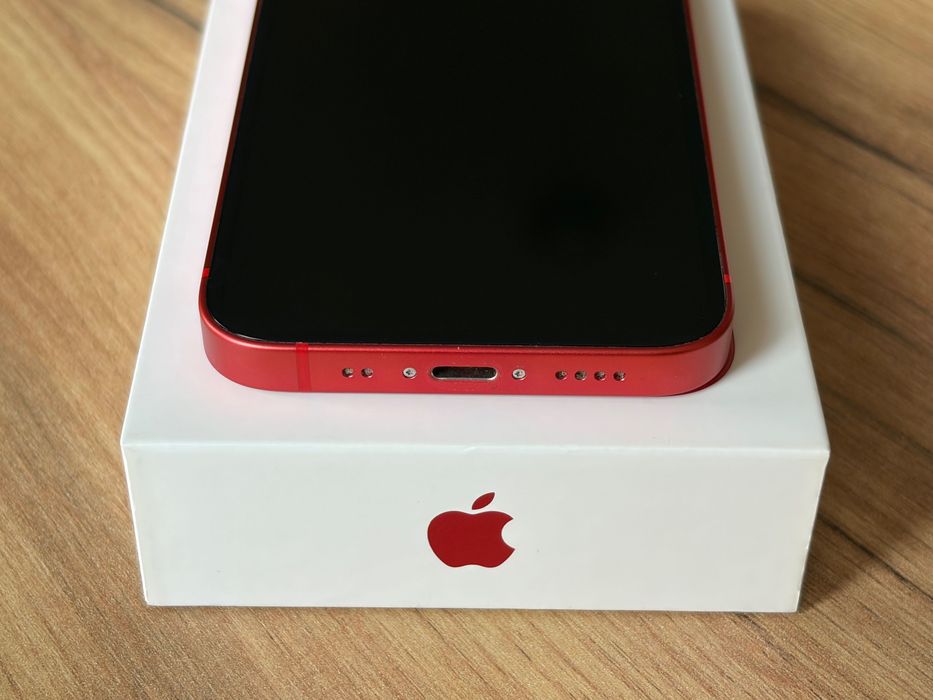 iPhone 12 mini 128 GB czerwony z Etui - jak nowy - Okazja !