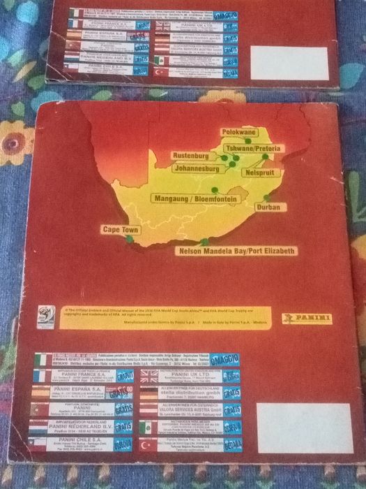 Cadernetas Mundial África do sul 2010